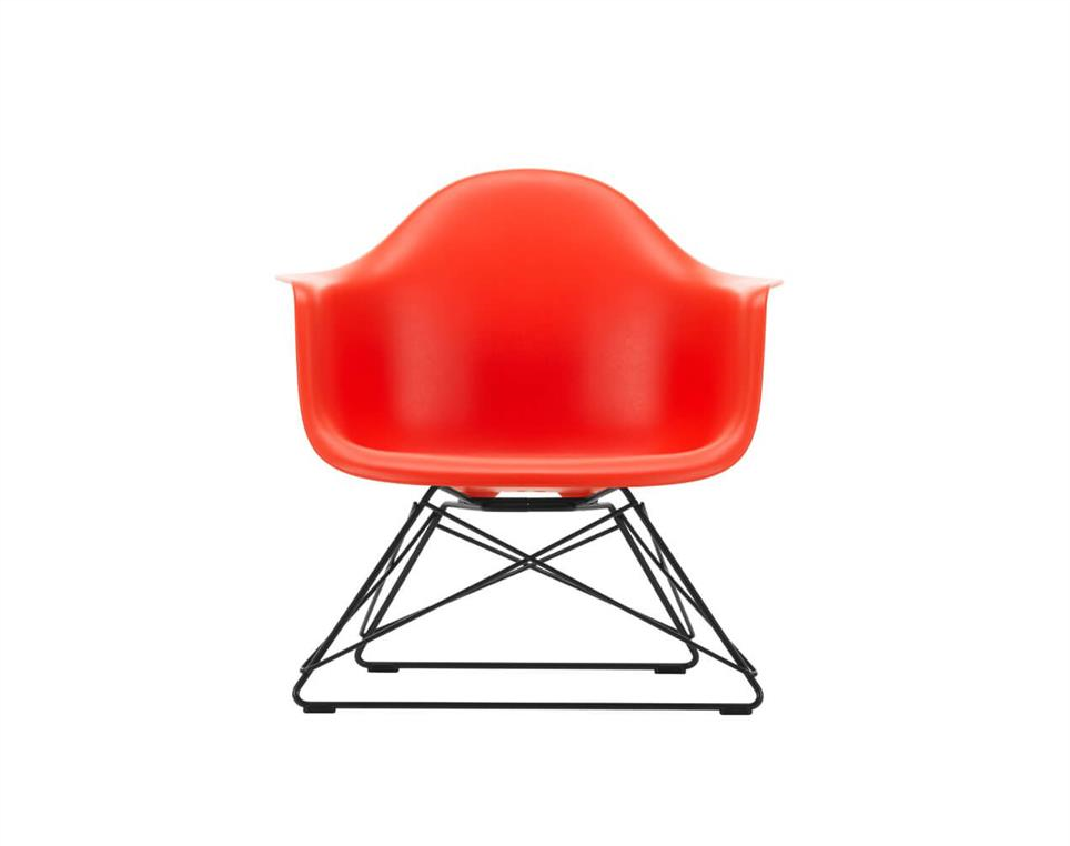 poppy black plastic chair