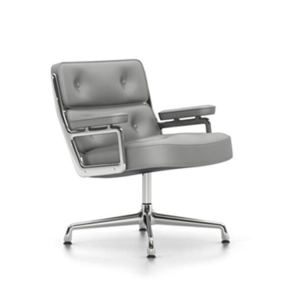 Lobby-Chair-ES-105Cement-LeatherChrome-Base