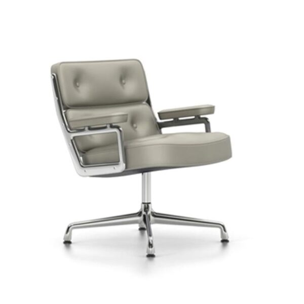 Lobby-Chair-ES-105Clay-LeatherChrome-Base