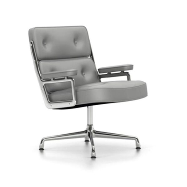 Lobby-Chair-ES-108Cement-LeatherChrome-Base