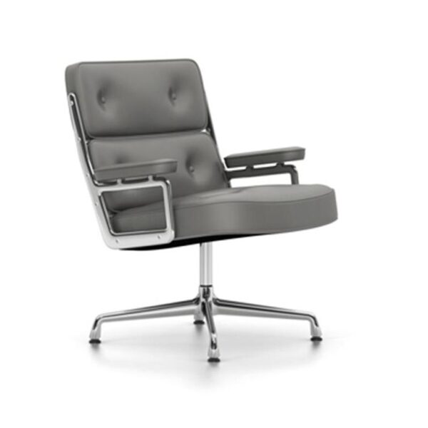 Lobby-Chair-ES-108Dim-Grey-LeatherChrome-Base