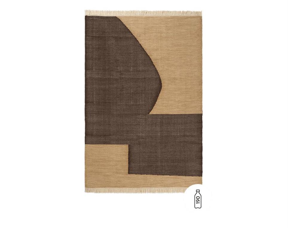 Forene-Rug--Tan-Chocolate--140x200