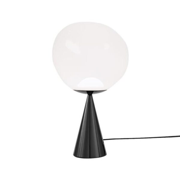 Melt-Cone-Fat-Table-Opal--Black-LED