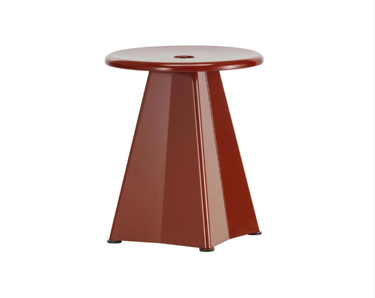 Tabouret-Stool-Metallique-Japanese-Red