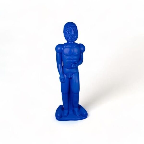 Terracotta-Statue-Helmet--Blue