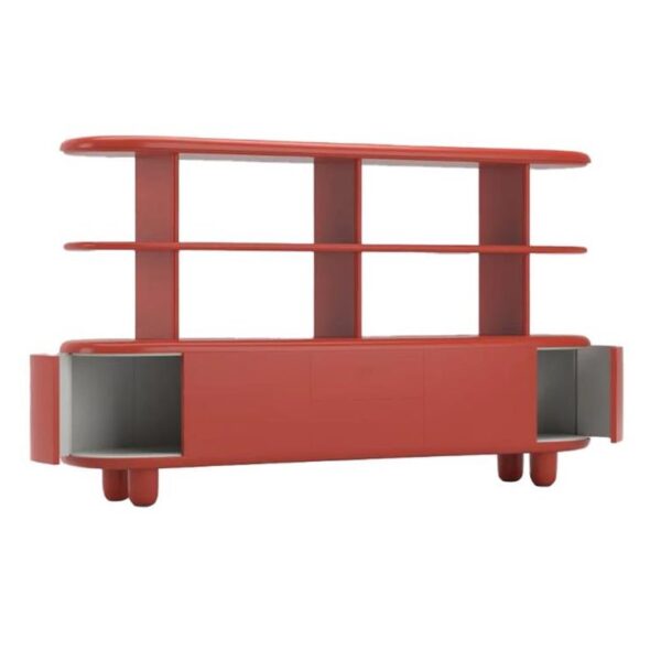 Explorer-Cabinet-XL-234--Coral-Red-Grey