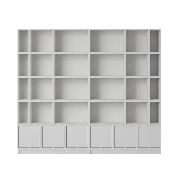 Stacked-Storage-Bookcase--Configuration-1--Grey