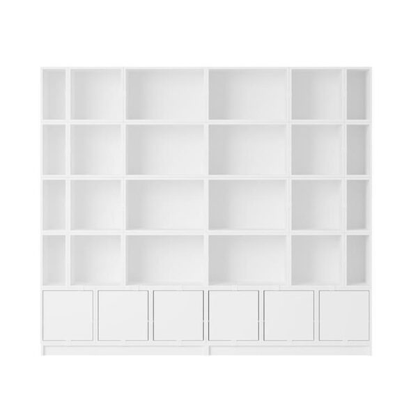 Stacked-Storage-Bookcase--Configuration-1--White