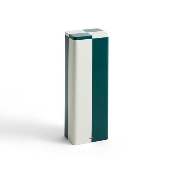 Tin-Container--Slim--Green-and-Off-White