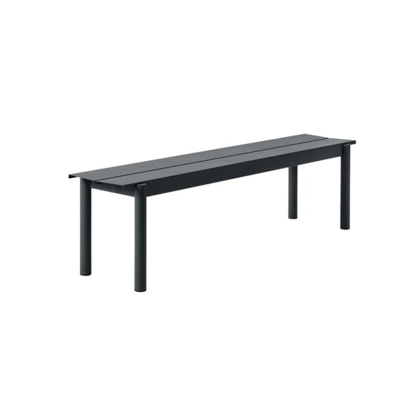 Linear-Steel-Bench-Black-170