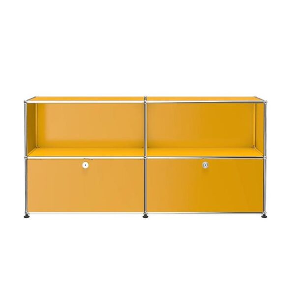 Haller-File-Credenza-C2AF--Golden-Yellow