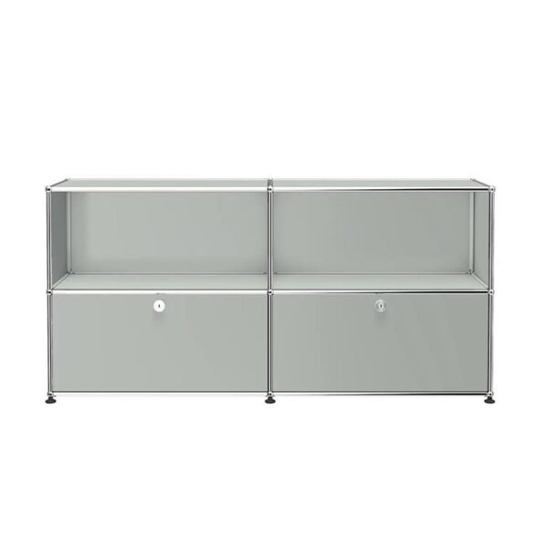 Haller-File-Credenza-C2AF--Light-Grey