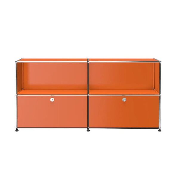 Haller-File-Credenza-C2AF--Pure-Orange