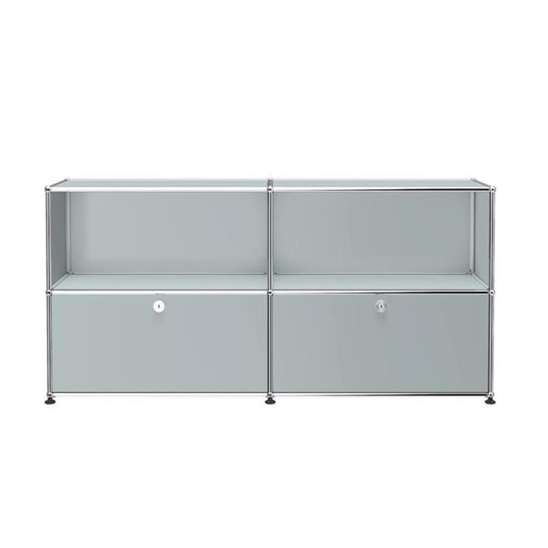 Haller-File-Credenza-C2AF--USM-Matt-Silver