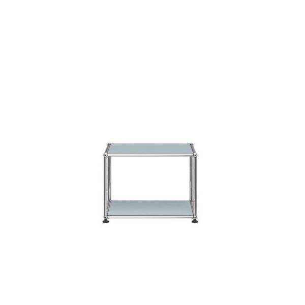 Haller-Side-Table-M22--USM-Matt-Silver